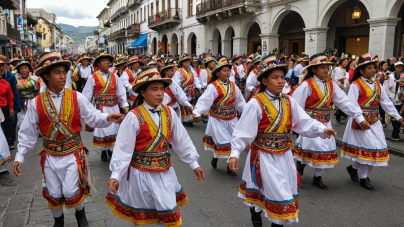 Fiestas de Quito, Quito celebrations, Ecuador festivals, cultural events in Quito, traditional food Ecuador, parades in Quito