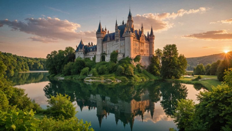 castle photography, Europe, travel tips, photography techniques, historical architecture, Neuschwanstein, Eilean Donan, golden hour, scenic landscapes