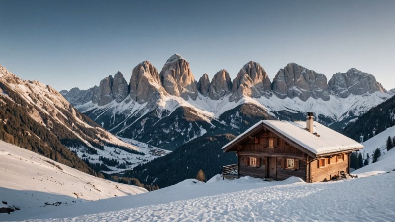 Dolomites, winter travel, skiing, snowshoeing, Italy, winter sports, alpine huts, Enrosadira, photography, winter festivals