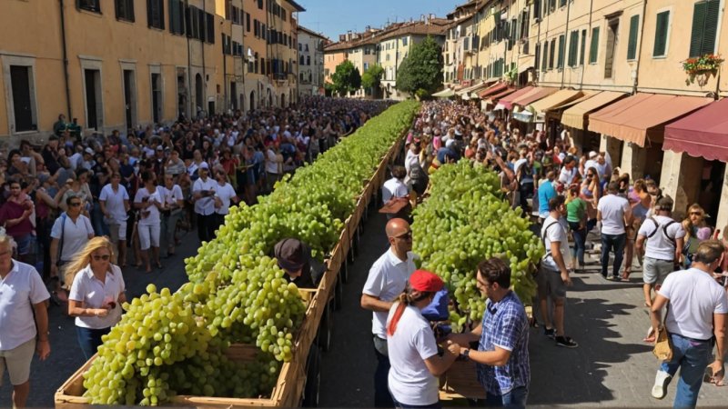 Festival of the Grape, Italy, wine tasting, grape harvesting, Italian festivals, cultural events, Tuscany, Piedmont, culinary experiences, traditional music