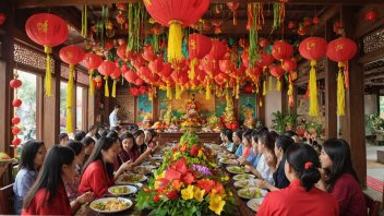 Tết Nguyên Đán, Vietnam, Lunar New Year, traditional celebrations, modern celebrations, cultural heritage, family gatherings, festivals