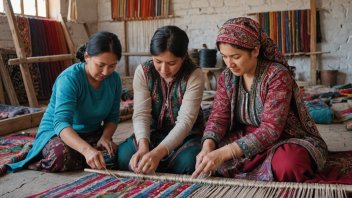 Central Asia, weaving, textile art, cultural heritage, craftsmanship, Silk Road, traditional techniques, contemporary revival